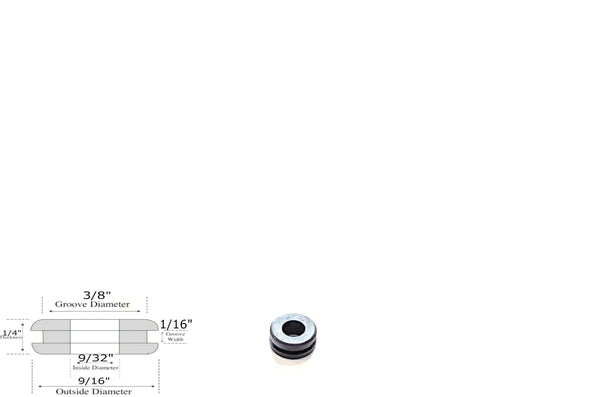 9/32 1/16 3/8 Rubber Grommet - Rubberfeetwarehouse