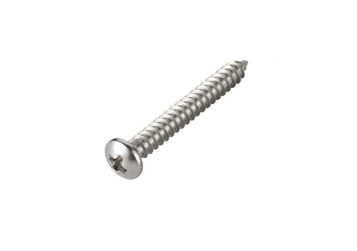 #10 x 2-1/4" Phillips Pan Head Sheet Metal Screw Zinc Plated