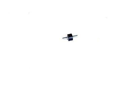 Rubber Vibration Isolator Mount (7/16 Dia x 1/4 Ht) 6-32 x 3/8" Length Studs