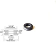 7/8" Inside Diameter Rubber Grommet - 1/16" Groove Width - Fits 1-1/4" Panel Hole