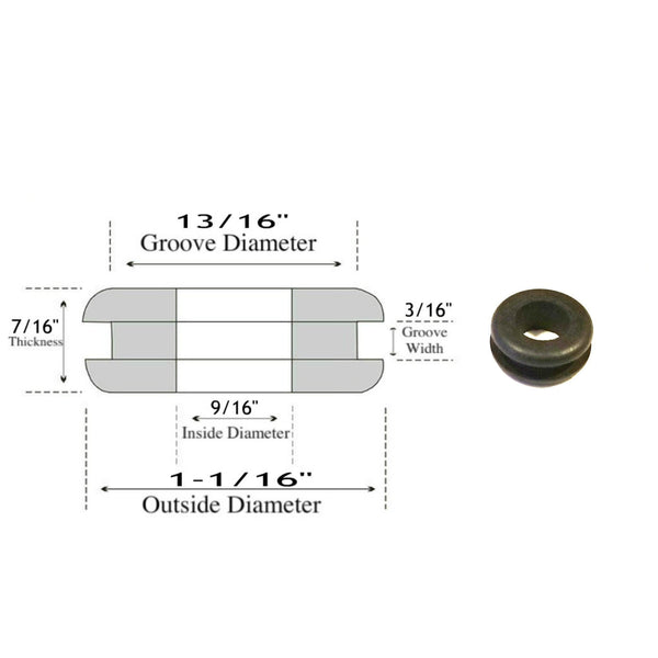 Rubber Grommets - Rubberfeetwarehouse