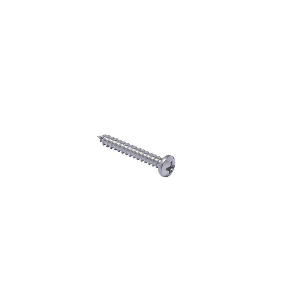 #6 x 1" Phillips Pan Head Sheet Metal Screw Zinc Plated