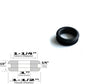 1" Inside Diameter Rubber Grommet - 1/4" Groove Width - Fits 1-1/4" Holes