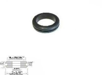 1-1/2" Inside Diameter Rubber Grommet - 1/16" Groove Width - Fits 1-3/4" Holes