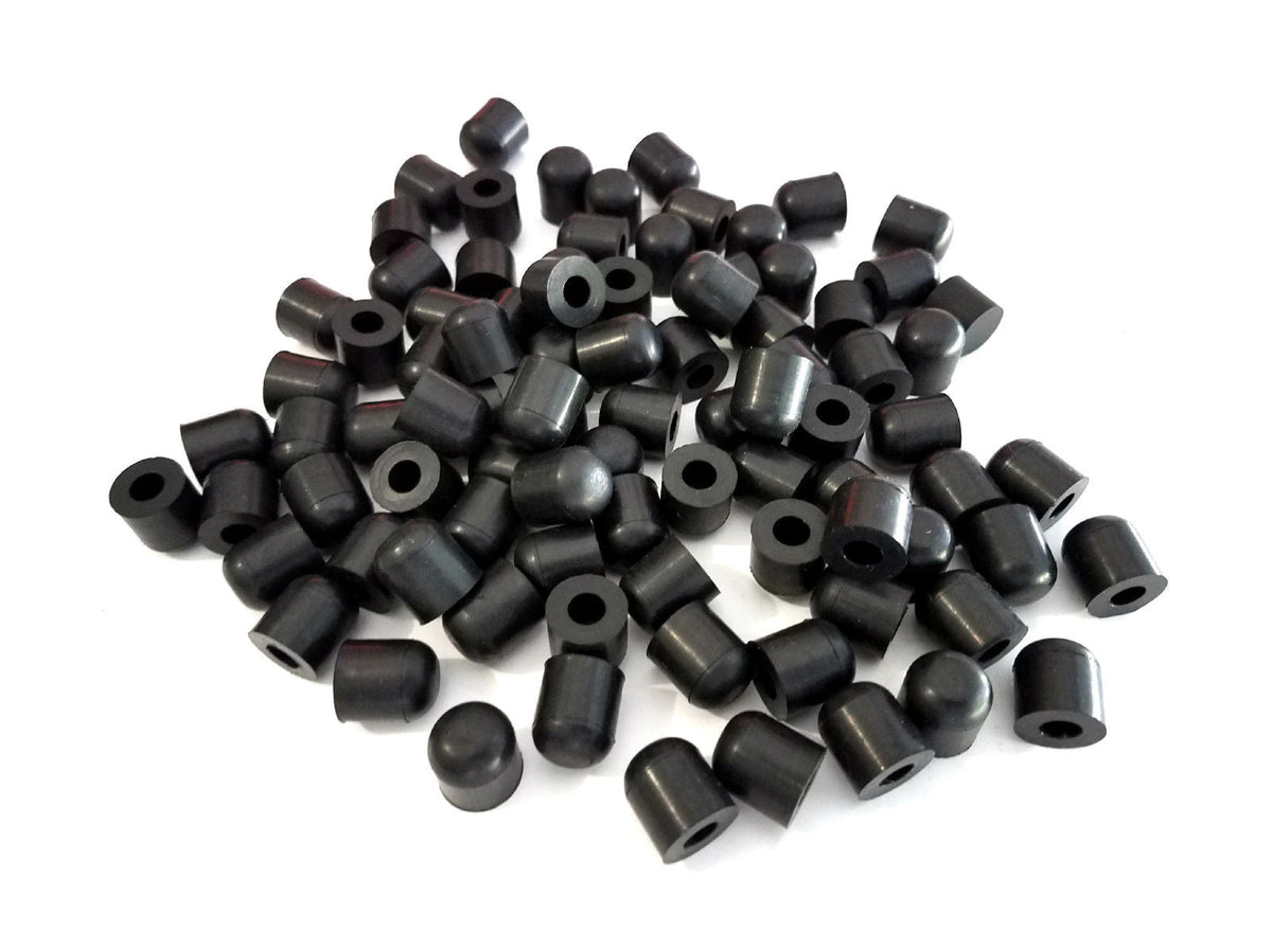 60mm Square Tube Tip Cap / Fin – PVC, For Shutter Fins (6cm, Single Piece)