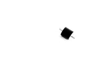 Rubber Vibration Isolator Mount (1" Diameter x 1" Thick) M6 x 1/2" Long Studs