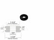 3/4 ID Rubber Grommet