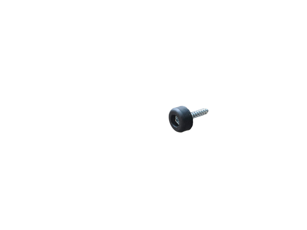 1/2" x 1/4" Small Round Rubber Bumper Feet with Built-In Metal Washer - Non-Slip, and Shock Absorbing.