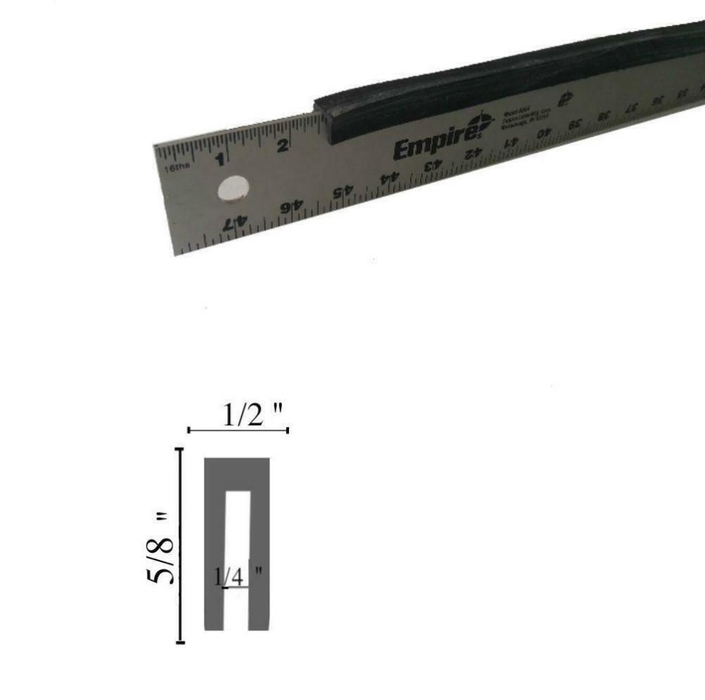 Rubber Edge Trim (U-Channel Edge Guard) | Weatherproof Rubber Seal