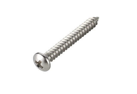 #12-14 x 2-1/2" Phillips Pan Head Sheet Metal Screw Zinc Plated