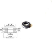 7/8" Inside Diameter Rubber Grommet - 1/16" Groove Width - Fits 1-1/4" Panel Hole