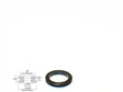 1-5/8" Inside Diameter Rubber Grommet - 1/16" Groove Width - Fits 2" Panel Hole