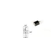 Rubber Vibration Isolator Mount (3/4" Dia x 3/4" Ht) 10-32 x 3/8" Male Stud/Female Insert