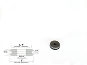 5/16" Inside Diameter Rubber Grommet - 1/8" Groove Width - Fits 3/4" Holes