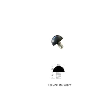 Machine Screw Rubber Feet #6-32 - Rubberfeetwarehouse