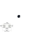 5/16" Inside Diameter Rubber Grommet - 1/16" Groove Width- Fits 7/16" Holes