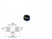 5/8" Inside Diameter Rubber Grommet - 1/4" Groove Width - Fits 7/8" Panel Hole