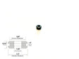1/4" Inside Diameter Rubber Grommet - 1/8" Groove Width- Fits 3/8" Holes