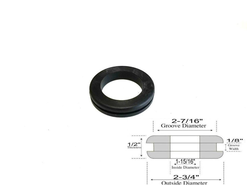1-15/16" Inside Diameter Rubber Grommet - 1/8" Groove Width - Fits 1-1/2" Pvc Pipes