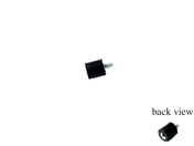 Rubber Vibration Isolator Mount Male/Female (7/16" Diameter x 7/16" Height) #6-32 x 1/4" Long Stud
