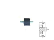 Rubber Vibration Isolator Mount (1" Dia x 3/4 Thk) 1/4-20 x 1/2" Long Stud