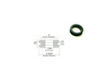1-3/4" Inside Diameter Rubber Grommet - 1/2" Groove Width- Fits 2" Hole